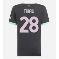 AC Milan Malick Thiaw #28 Kolmaspaita Naiset 2024-25 Lyhythihainen